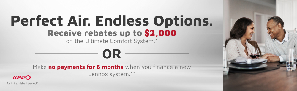 Lennox Rebate and Financing Promotion