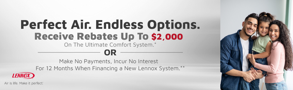 Lennox Rebate and Financing Promotion