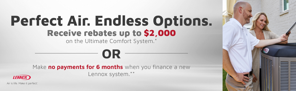 Lennox Rebate and Financing Promotion