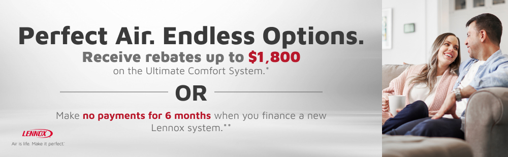 Lennox Rebate and Financing Promotion