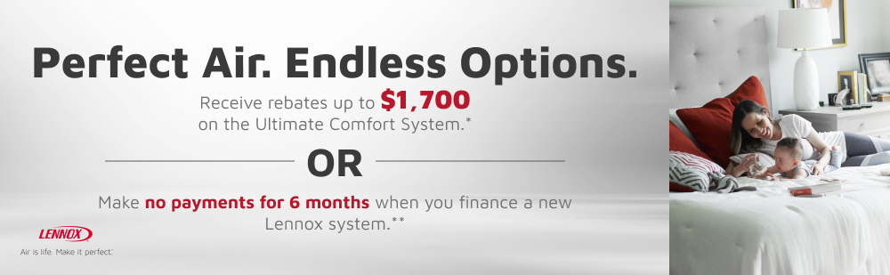 Lennox Rebate and Financing Promotion