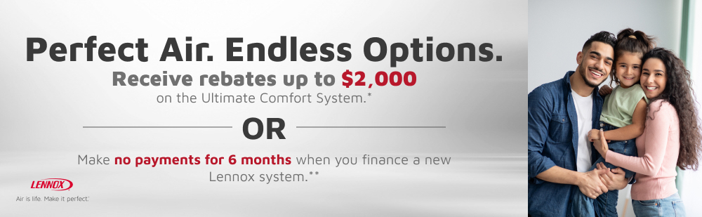 Lennox Rebate and Financing Promotion